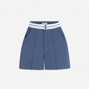 Quần short âu nữ cạp vải phối
