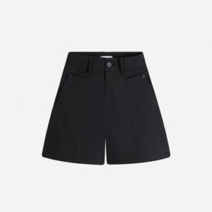 Quần short âu nữ đầu túi đính cúc